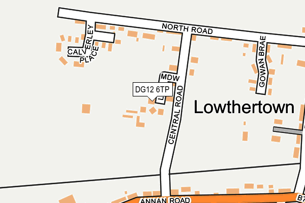 DG12 6TP map - OS OpenMap – Local (Ordnance Survey)