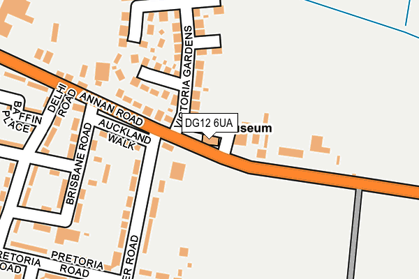 DG12 6UA map - OS OpenMap – Local (Ordnance Survey)