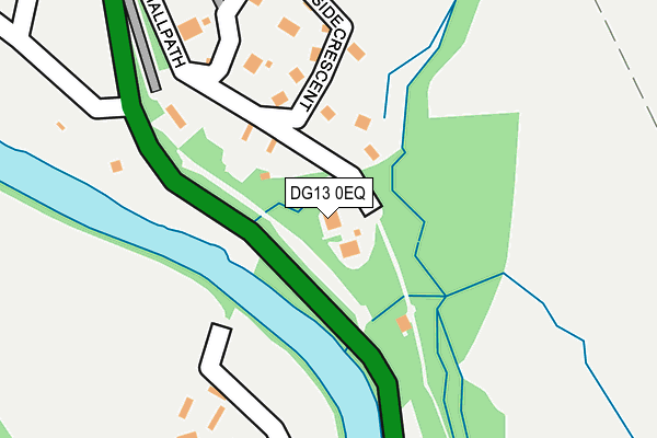 DG13 0EQ map - OS OpenMap – Local (Ordnance Survey)