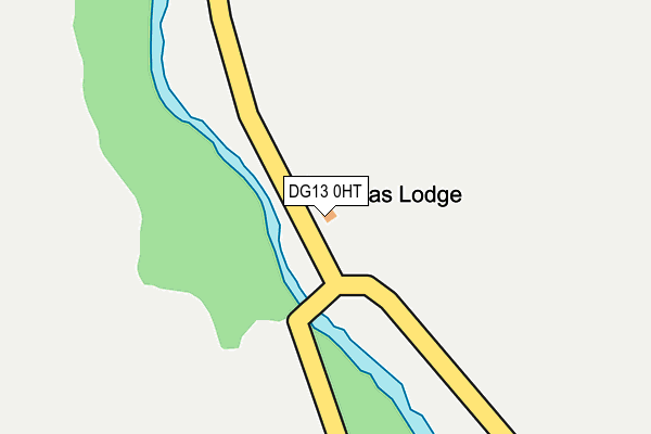 DG13 0HT map - OS OpenMap – Local (Ordnance Survey)