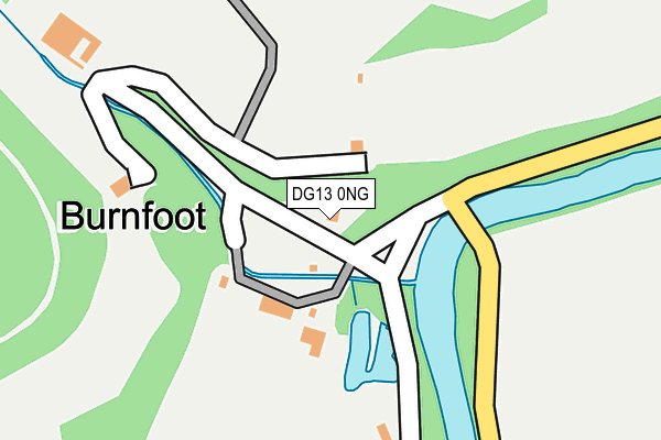 DG13 0NG map - OS OpenMap – Local (Ordnance Survey)