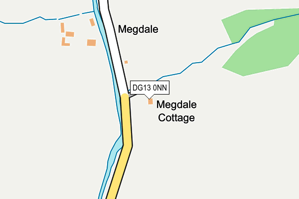DG13 0NN map - OS OpenMap – Local (Ordnance Survey)
