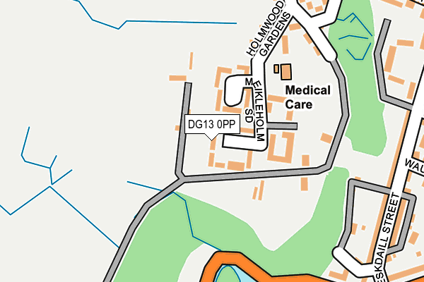 DG13 0PP map - OS OpenMap – Local (Ordnance Survey)