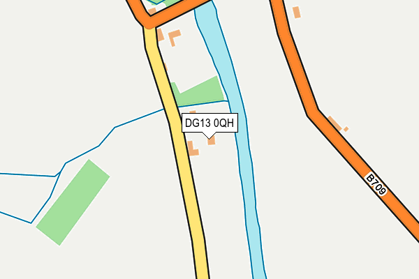 DG13 0QH map - OS OpenMap – Local (Ordnance Survey)