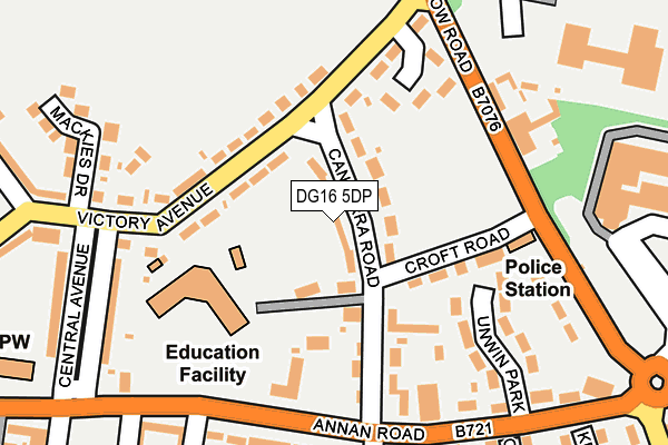 DG16 5DP map - OS OpenMap – Local (Ordnance Survey)
