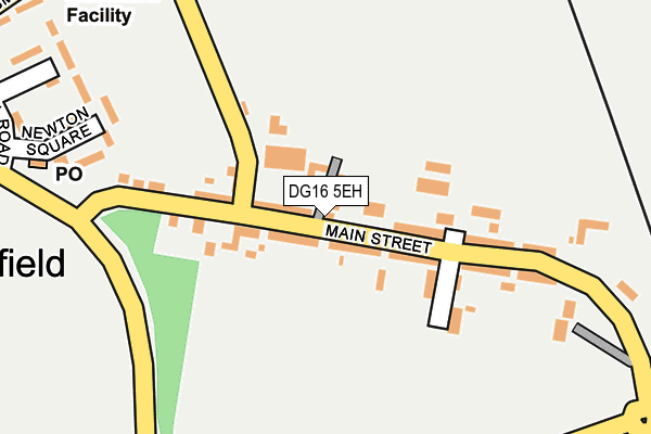 DG16 5EH map - OS OpenMap – Local (Ordnance Survey)