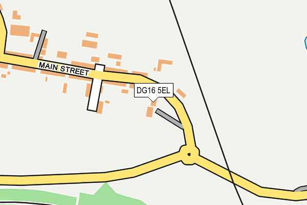 DG16 5EL map - OS OpenMap – Local (Ordnance Survey)