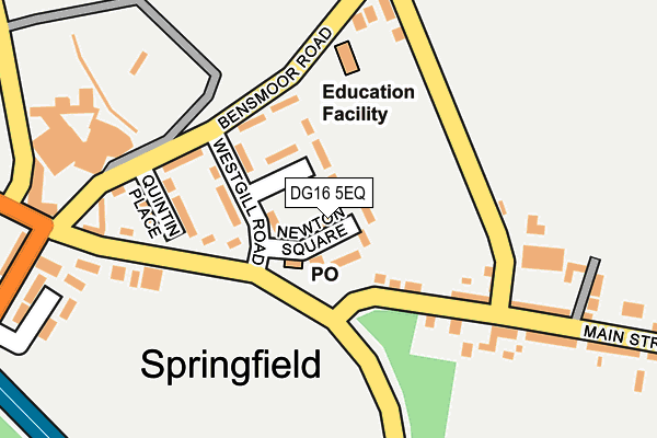 DG16 5EQ map - OS OpenMap – Local (Ordnance Survey)