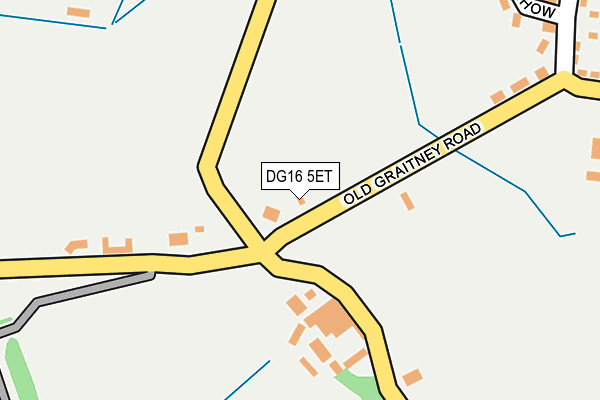 DG16 5ET map - OS OpenMap – Local (Ordnance Survey)