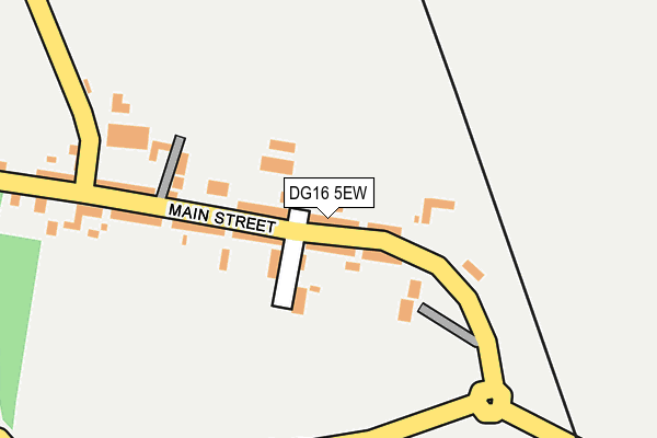 DG16 5EW map - OS OpenMap – Local (Ordnance Survey)