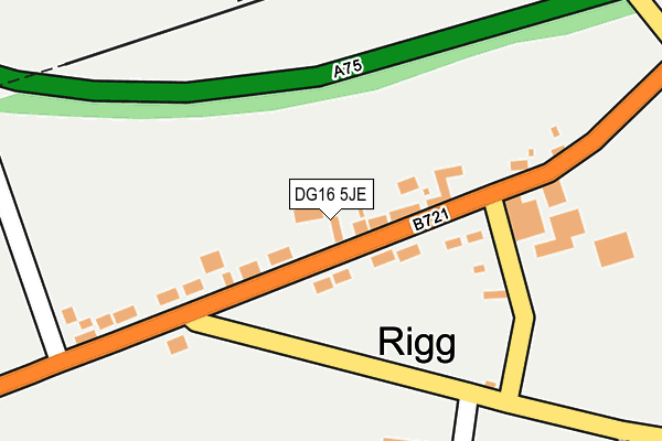 DG16 5JE map - OS OpenMap – Local (Ordnance Survey)