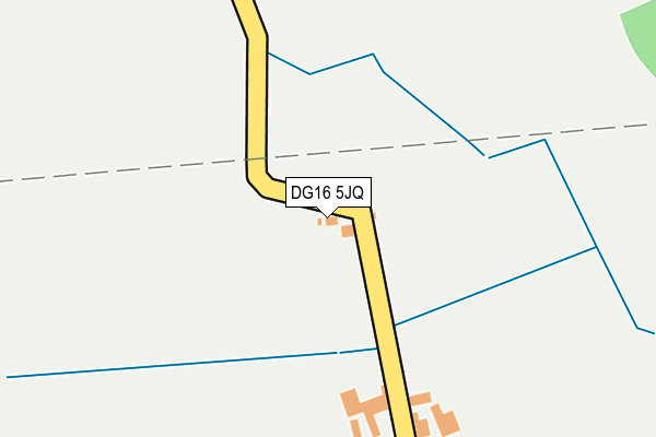 DG16 5JQ map - OS OpenMap – Local (Ordnance Survey)