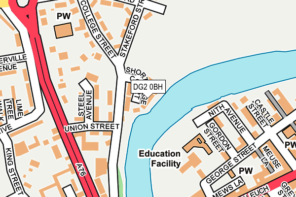 DG2 0BH map - OS OpenMap – Local (Ordnance Survey)