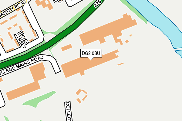 DG2 0BU map - OS OpenMap – Local (Ordnance Survey)