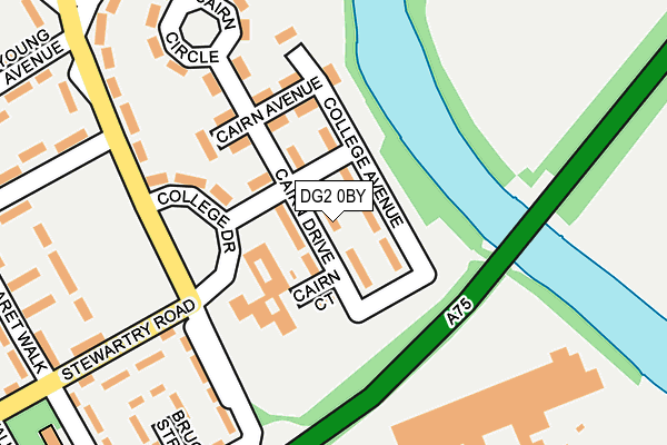 DG2 0BY map - OS OpenMap – Local (Ordnance Survey)