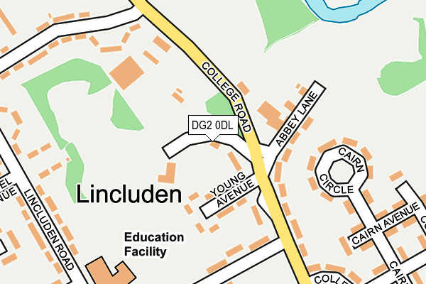 DG2 0DL map - OS OpenMap – Local (Ordnance Survey)