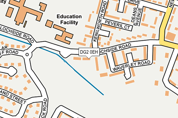 DG2 0EH map - OS OpenMap – Local (Ordnance Survey)