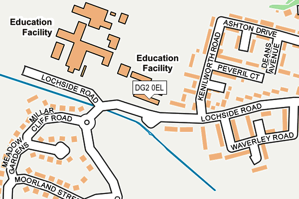 DG2 0EL map - OS OpenMap – Local (Ordnance Survey)