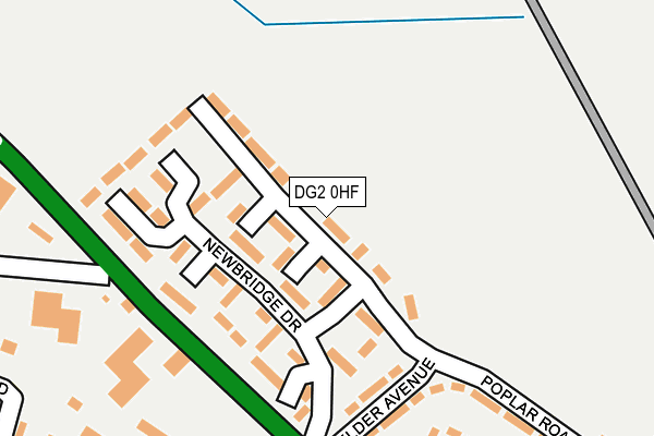 DG2 0HF map - OS OpenMap – Local (Ordnance Survey)