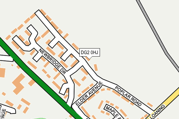 DG2 0HJ map - OS OpenMap – Local (Ordnance Survey)