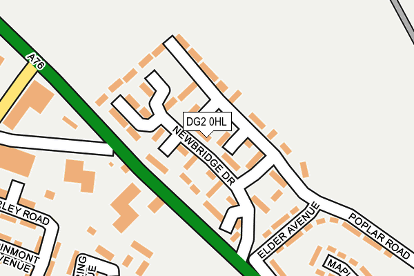 DG2 0HL map - OS OpenMap – Local (Ordnance Survey)