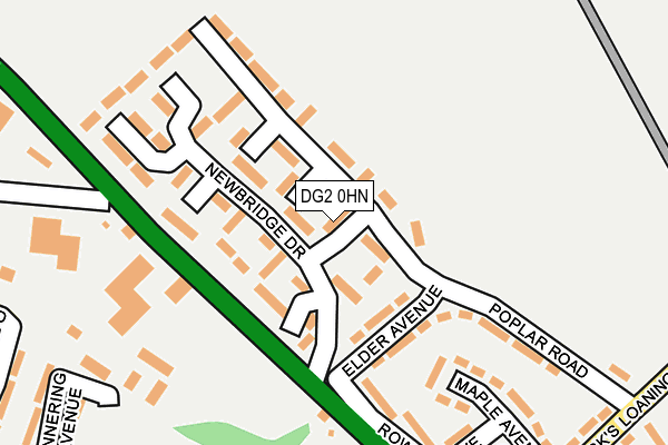 DG2 0HN map - OS OpenMap – Local (Ordnance Survey)