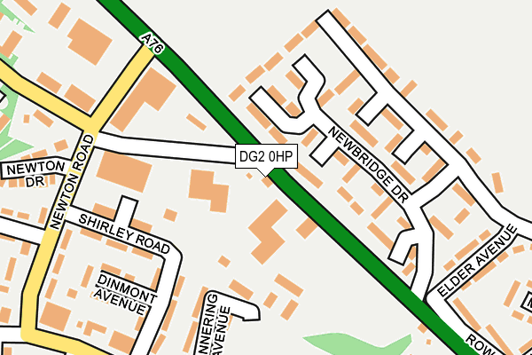 DG2 0HP map - OS OpenMap – Local (Ordnance Survey)