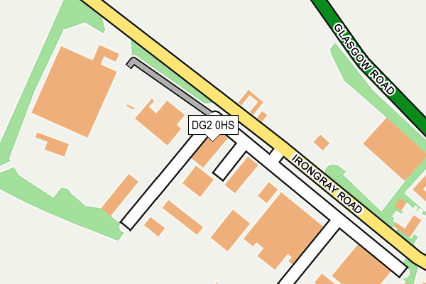 DG2 0HS map - OS OpenMap – Local (Ordnance Survey)