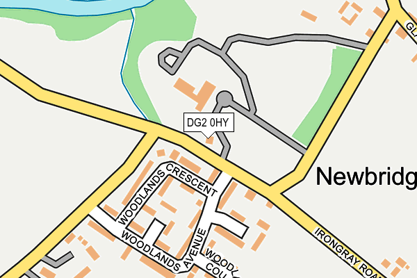 DG2 0HY map - OS OpenMap – Local (Ordnance Survey)