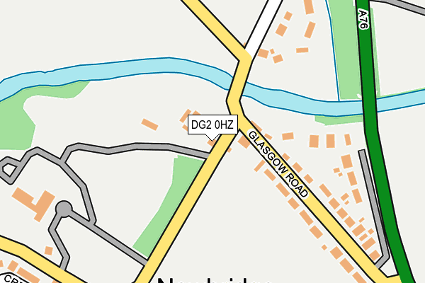 DG2 0HZ map - OS OpenMap – Local (Ordnance Survey)