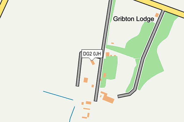 DG2 0JH map - OS OpenMap – Local (Ordnance Survey)