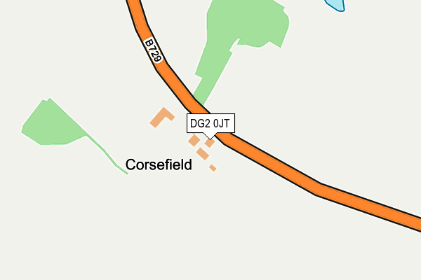 DG2 0JT map - OS OpenMap – Local (Ordnance Survey)