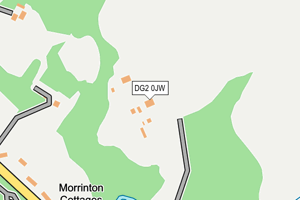 DG2 0JW map - OS OpenMap – Local (Ordnance Survey)
