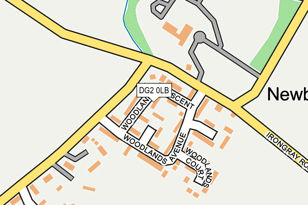 DG2 0LB map - OS OpenMap – Local (Ordnance Survey)