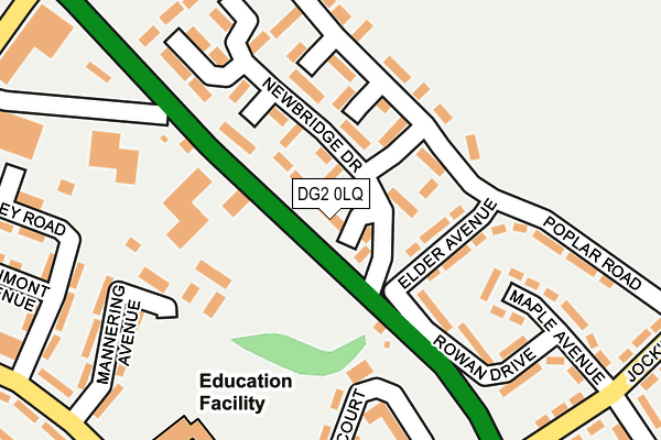 DG2 0LQ map - OS OpenMap – Local (Ordnance Survey)