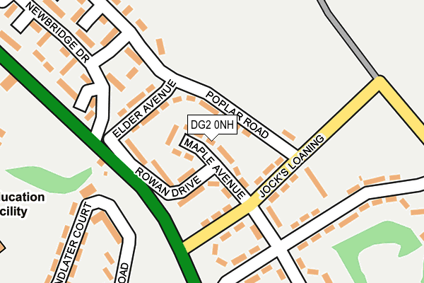 DG2 0NH map - OS OpenMap – Local (Ordnance Survey)