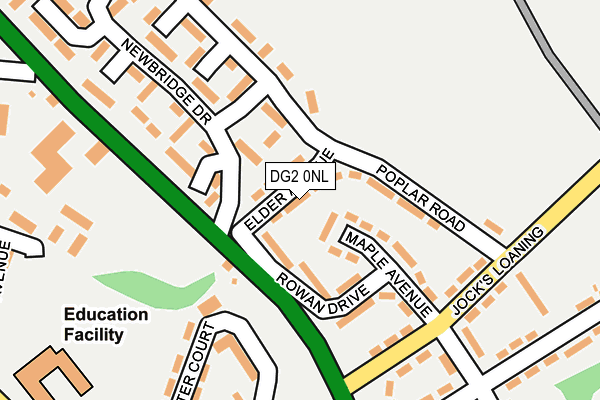 DG2 0NL map - OS OpenMap – Local (Ordnance Survey)