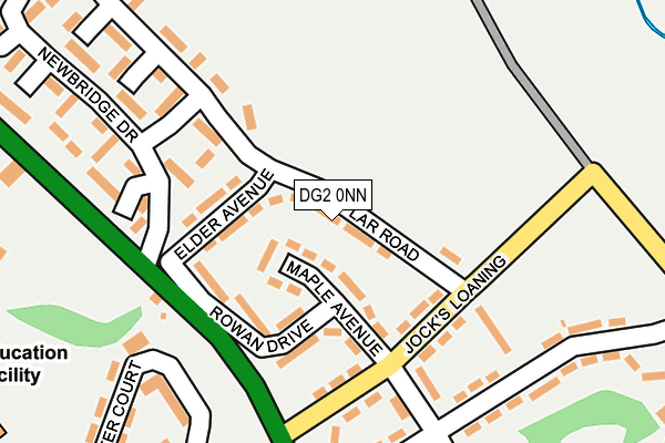 DG2 0NN map - OS OpenMap – Local (Ordnance Survey)