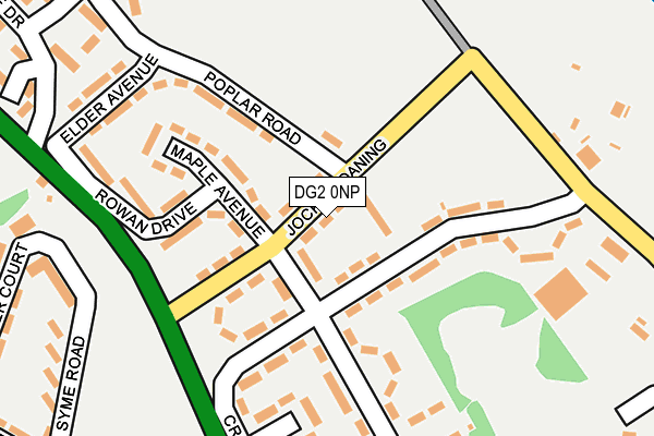 DG2 0NP map - OS OpenMap – Local (Ordnance Survey)