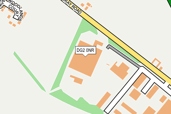 DG2 0NR map - OS OpenMap – Local (Ordnance Survey)