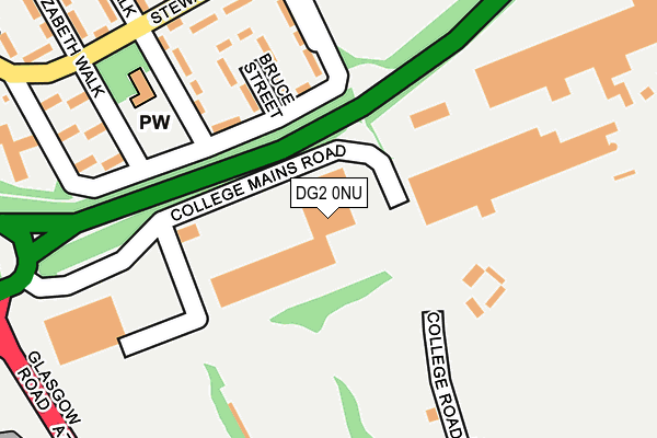 DG2 0NU map - OS OpenMap – Local (Ordnance Survey)