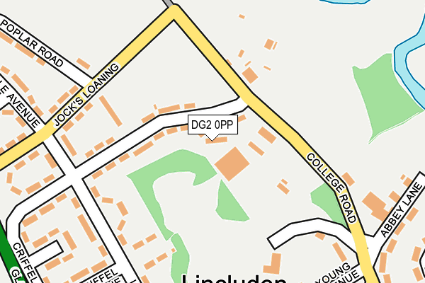 DG2 0PP map - OS OpenMap – Local (Ordnance Survey)