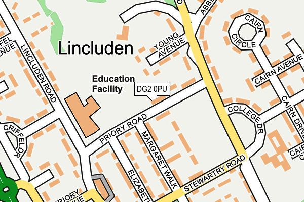 DG2 0PU map - OS OpenMap – Local (Ordnance Survey)