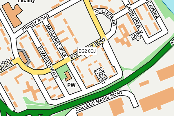 DG2 0QJ map - OS OpenMap – Local (Ordnance Survey)