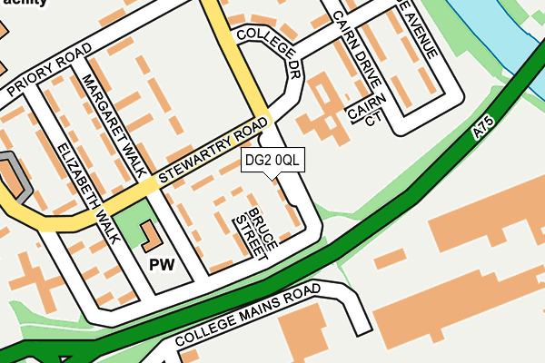 DG2 0QL map - OS OpenMap – Local (Ordnance Survey)