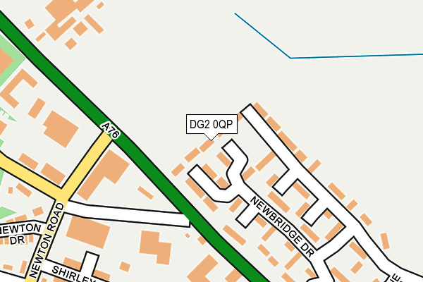 DG2 0QP map - OS OpenMap – Local (Ordnance Survey)