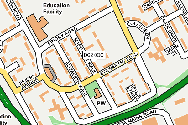 DG2 0QQ map - OS OpenMap – Local (Ordnance Survey)