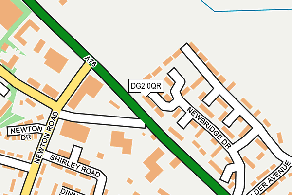 DG2 0QR map - OS OpenMap – Local (Ordnance Survey)