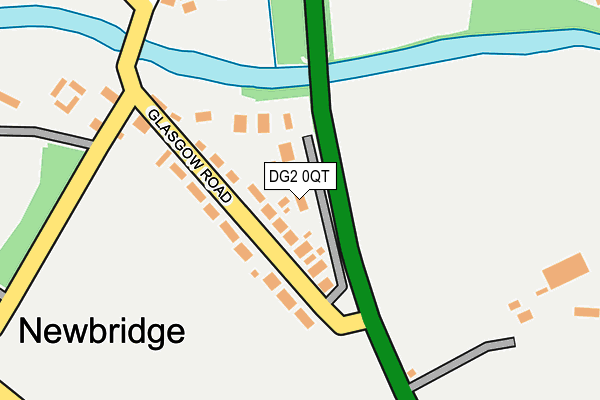 DG2 0QT map - OS OpenMap – Local (Ordnance Survey)