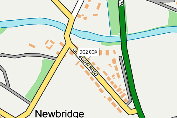 DG2 0QX map - OS OpenMap – Local (Ordnance Survey)